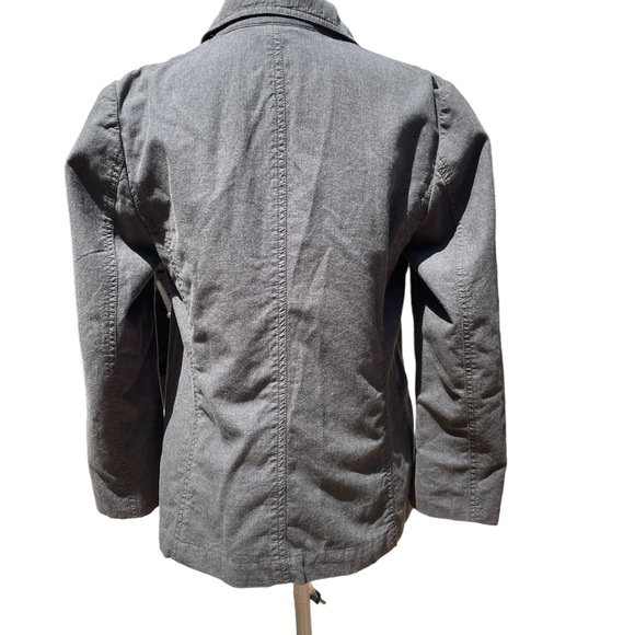 J. Jill Blazer Jacket XS Grey Lightweight - Picture 4 of 13